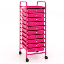 Costway Rollcontainer 3850 x 1430 x 0,0 cm Pink/Rosa