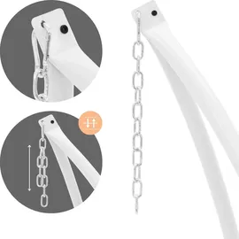 ML-Design Hängesesselgestell Weiß