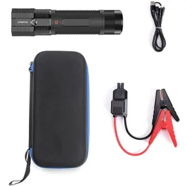 CHOETECH Starthilfe mit Powerbank 8000mAh - LED Taschenlampe schwarz (TC0016) - Grau