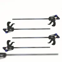 Vago-Tools 4x Schnellspannzwinge 100 mm Einhandzwinge