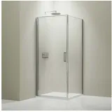 Bernstein Duschkabine Eckdusche Nano 6mm Echtglas EX416S - Duschabtrennung 80 x 80 x 195 cm