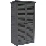 Habitat et Jardin Gartenschrank 46 x 160 x 87 cm Grau