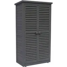 Habitat et Jardin Gartenschrank 46 x 160 x 87 cm Grau
