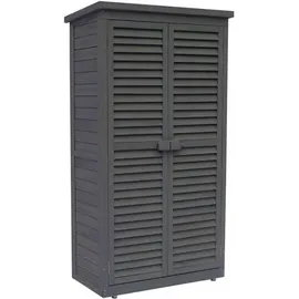 Habitat et Jardin Gartenschrank 46 x 160 x 87 cm Grau