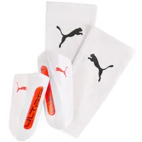 Puma Ultra Twist Sleeve Schienbeinschoner 01 white/glowing red L
