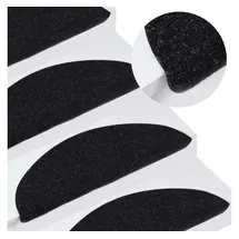 vidaXL Stufenmatten Selbstklebend 15 Stk. 56x17x3 cm Schwarz