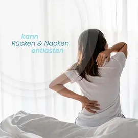 BestLivings Nackenstützkissen Visco 30 x 35 cm Weiß
