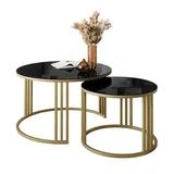 lookway LORI Gold/Schwarz Glas 70 x 47 cm
