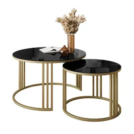 lookway LORI Gold/Schwarz Glas 70 x 47 cm