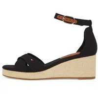Tommy Hilfiger Damen Wedge Sandalen Flag Criss-Cros Mid mit