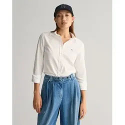 Gant für Damen. 4300141 Oxford Slim Fit Stretch Hemd weiß (44), Baumwolle, Langarm