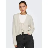 Only ONLFIA LS STRING CARDIGAN KNT NCA Beige S