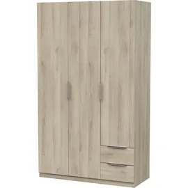 Demeyere Drehtürenschrank Ghost 119,4 x 203 x 51,1 cm Braun