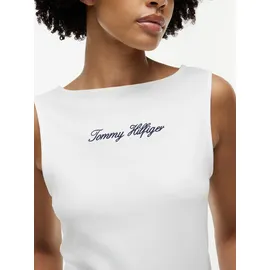 Tommy Hilfiger Classic Script Boat-NK Top Weiß L