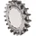 Gates Riemenscheibe CDX Rohloff Splined 22 Zähne Silber