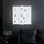 ETC Shop Deckenlampe mit bunten Glassteinen 1x LED 29x29x7,5 cm