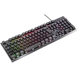 Renkforce RF-GMK-250 USB Gaming-Tastatur Deutsch, QWERTZ Schwarz Beleuchtet