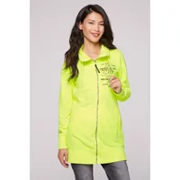 SOCCX Sweatjacke SOCCX Gr. XS, gelb (yellow lime) Damen Sweatjacken mit Baumwolle