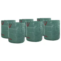 vidaXL Gartenmüllsäcke 67 x 67 x 75,5 cm Grün 12 St.