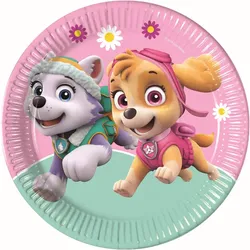 Procos - Paw Patrol Skye - Pappteller (Ø23cm, 8 Stück)