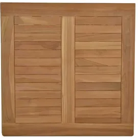 MiaMöbel Teak Esstisch/Klapptisch 70x70cm Massivholz Teak