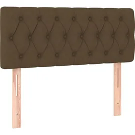vidaXL Boxspringbett 100 x 200 cm Dunkelbraun