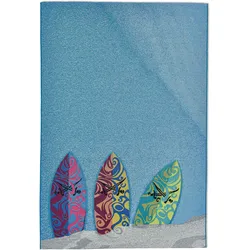 Teppich RANTUM BEACH blau