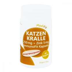 Katzenkralle 250 mg+Zink 5 mg Immunofit Kapseln