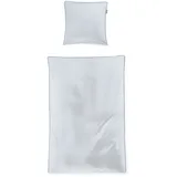 IRISETTE Tokio 8607 Gestreift Weiß 155 x 220 cm + 80 x 80 cm