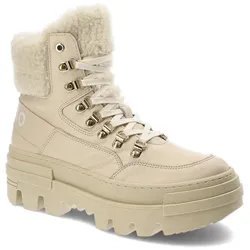 Beige Stiefeletten Chebello Damen Lederschuhe, 37