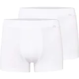 Hanro Retro Boxershorts unifarben weiß S 2er Pack