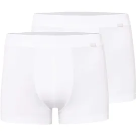 Hanro Retro Boxershorts unifarben weiß S 2er Pack