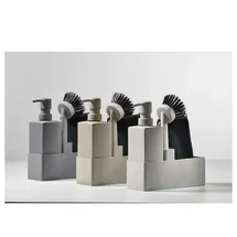 ZONE Denmark Reinigungs-Set Geschirrspülset 4-tlg. Mud, (Set, 4-St) braun