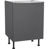 Spülenschrank OPTIFIT "Aken", grau (anthrazit), B:60cm H:87cm T:58,4cm, Schränke