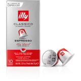 100 ILLY CLASSICO Aluminium-Kaffeekapseln kompatibel mit NESPRESSO