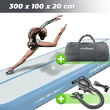 Vendomnia TRACK Matte - aufblasbar, Tumbling Gymnastikmatte, Turnmatte, Trainingsmatte, Fitnessmatte