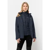 Jack Wolfskin Glaabach 3in1 Jacket Damen night blue XL