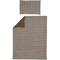 Meyco Baby Cheetah/Uni Bettwäsche, Kinderbett (atmungsaktives Material, Bettbezug aus