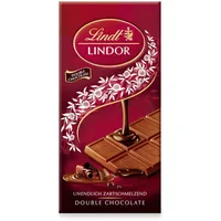 Lindt Lindor Double Chocolate Schokolade mit Schoko Füllung 100g