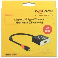 DeLock Videoadapter, USB-C [Stecker] (62730)