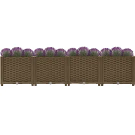 vidaXL Hochbeet 160 x 40 x 38 cm Braun