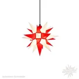 Original Herrnhuter Stern (A4) ø ca. 40 cm aus Plaste in 9 Farben für außen und innen - grün