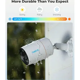 Reolink 12MP PoE Überwachungskamera Set Aussen Weiß