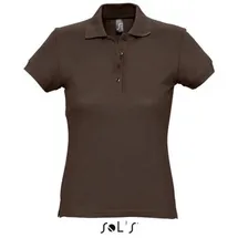 SOL ́S SOLS Damen Piqué Polo 11338 chocolate XXL