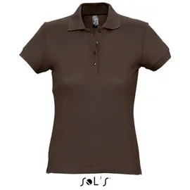 SOL ́S SOLS Damen Piqué Polo 11338 chocolate XXL