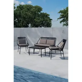venture home Zakynthos Gartenlounge Sofa-Set braun