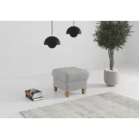 Home Affaire Polsterhocker Glendale mit Stauraum 58 x 48 x 58 cm Silber