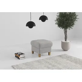 Home Affaire Polsterhocker Glendale mit Stauraum 58 x 48 x 58 cm Silber