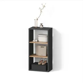 livinity® Bücherregal 40 x 80,1 cm Grau