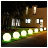 Solarleuchte Kugel Garten LED Gartendeko Solarkugel für Außen 20 cm Kugelleuchte Solar, Leuchtdauer ca. 6-8 Stunden, H 62 cm, 7er Set